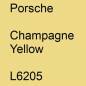 Preview: Porsche, Champagne Yellow, L6205.